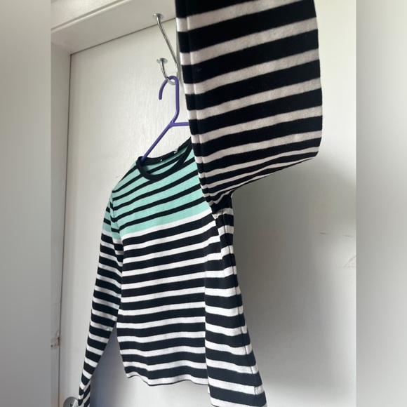 T Alexander Wang striped long sleeve crop top size Small - Picture 6 of 13